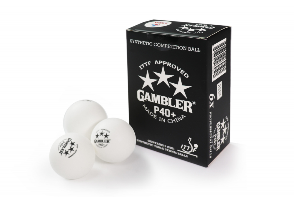 GAMBLER Мячи для н/т GAMBLER P40+ BALL - 6 PACK 