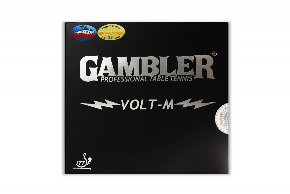 GAMBLER Накладка для ракетки GAMBLER VOLT M 2.1MM BLACK 
