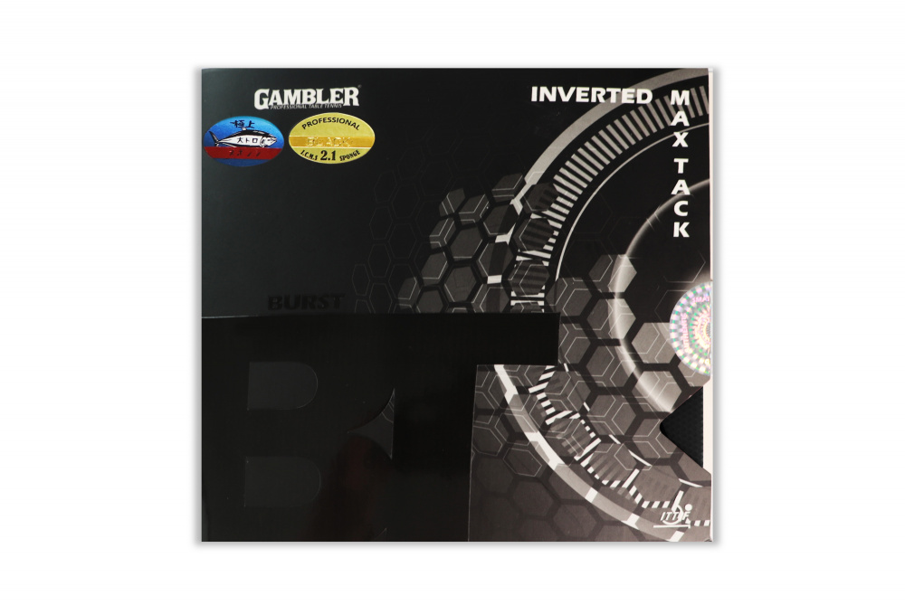 GAMBLER Накладка для ракетки GAMBLER BURST 2.1MM BLACK 