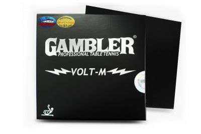 GAMBLER Накладка для ракетки GAMBLER VOLT M 2.1MM BLACK 
